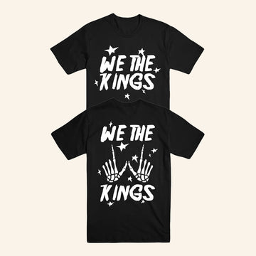 We The Kings Merch Skeleton Hands T-Shirt Gifts For Rock Music Lovers - Roseregae