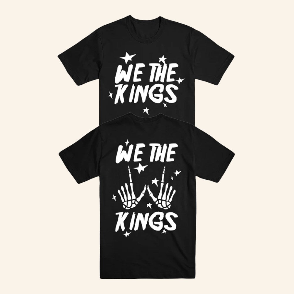 We The Kings Merch Skeleton Hands T-Shirt Gifts For Rock Music Lovers - Roseregae