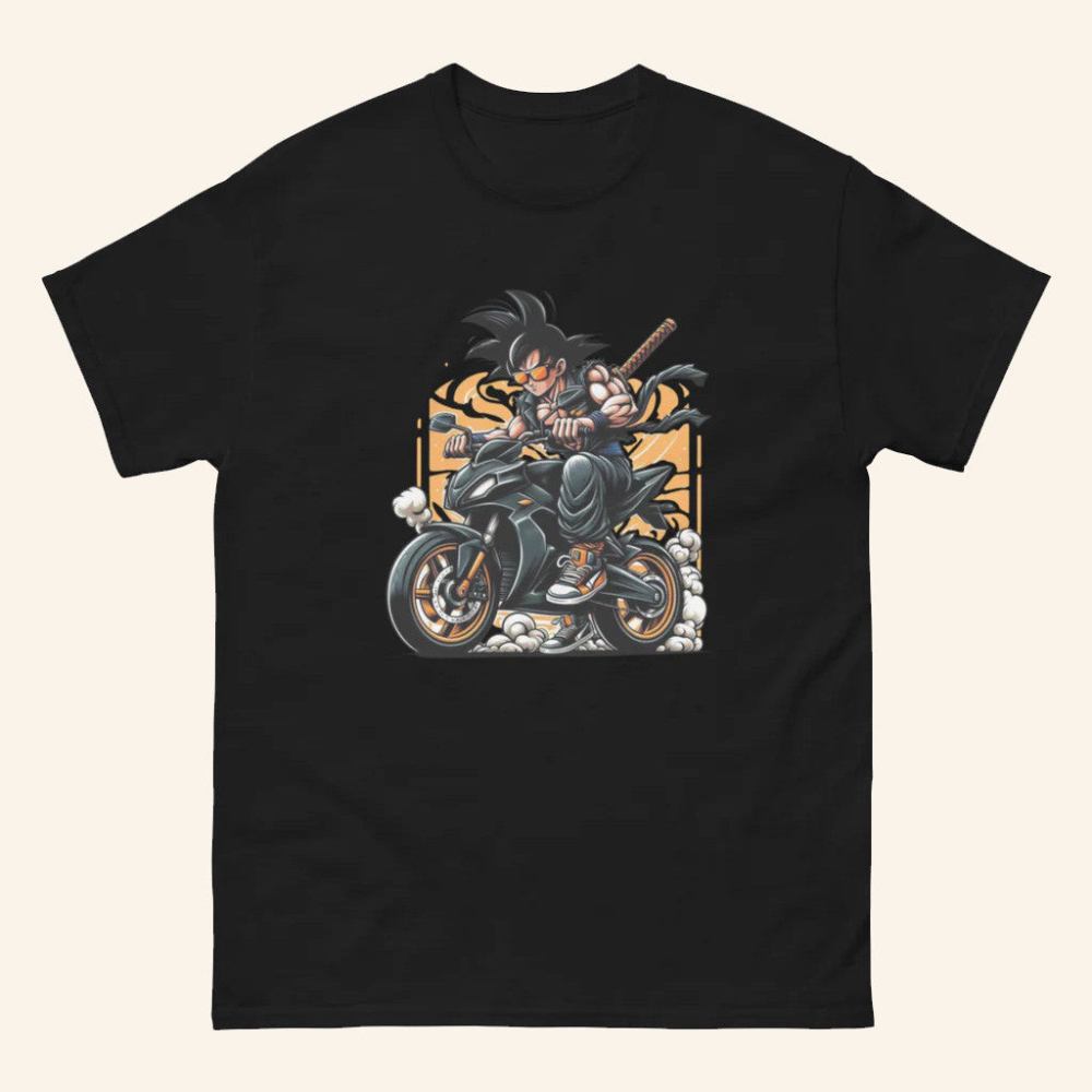 Wilsonsmerchanddesign Merch Biker Goku Shirt Gifts For Dudes - Roseregae