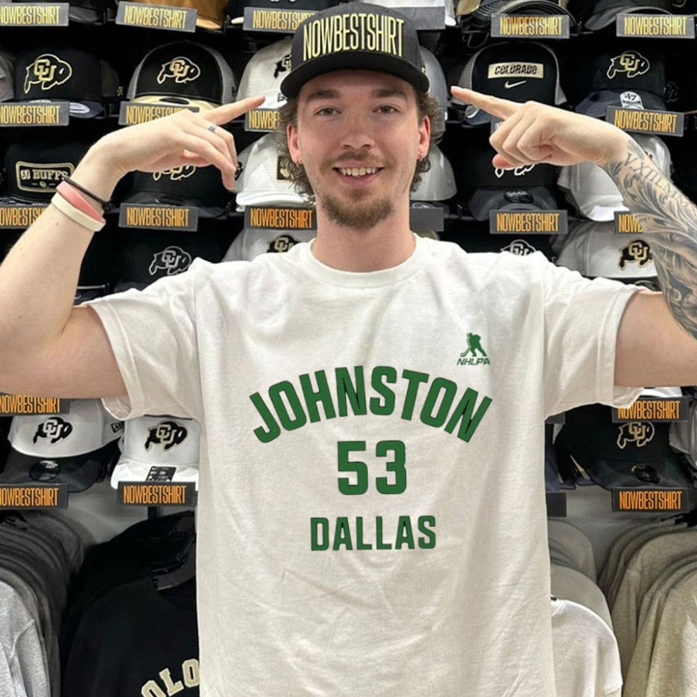 Wyatt Johnston 53 Dallas Hockey Player Number And Name T-Shirt Fan Merch Gifts For Him - Roseregae