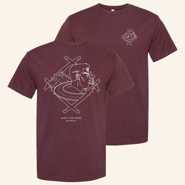 Xavier Wulf Merch Don't Die Here T-Shirt Gifts For Rapper Fans - Roseregae