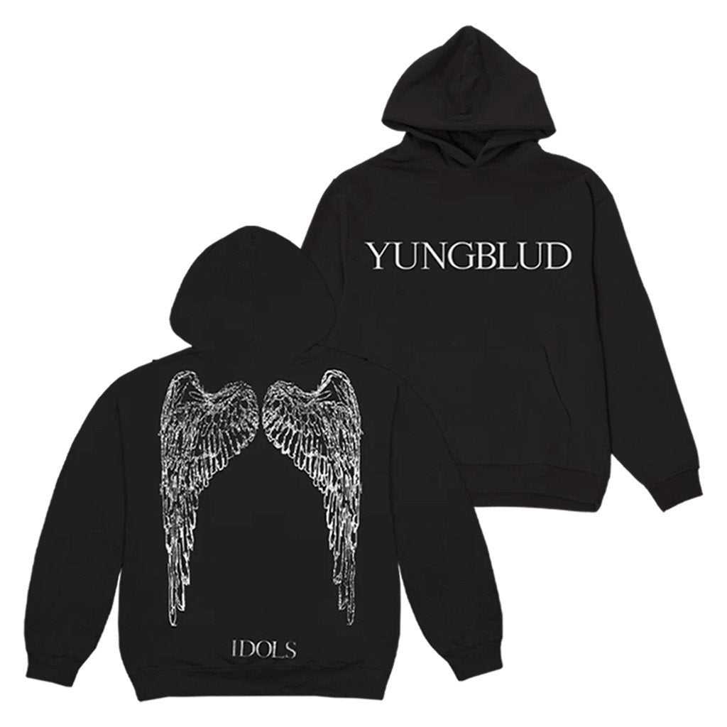 Yungblud Merch Idols Wings Hoodie Gift Ideas For Music Lovers - Lily Birch Market