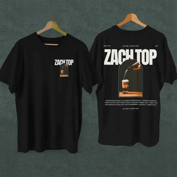 Zach Top Merch Zach Top Cold Beer And Country Music Tour 2025 T-Shirt Gifts For Fans - Roseregae